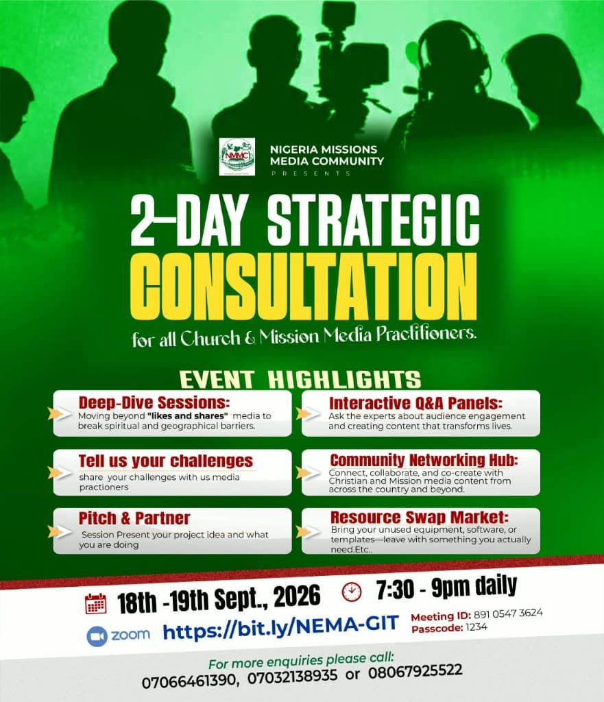 2-Day Strategic Consultation for Church & Mission Media Practitioners